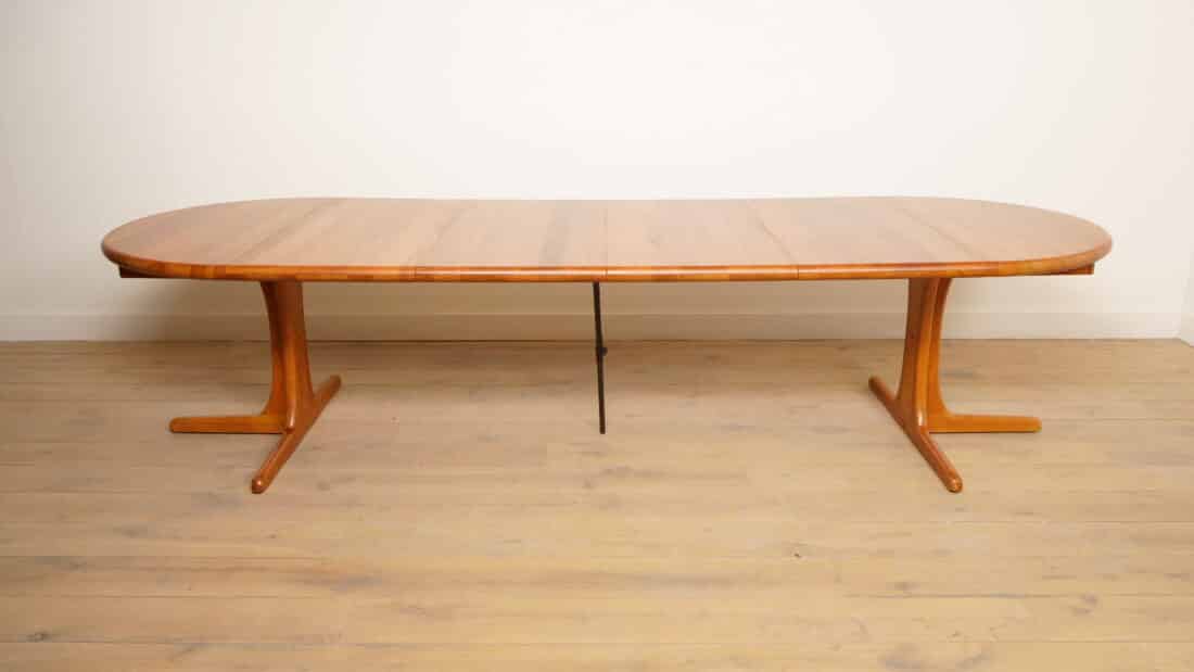 Vintage Ronde Eettafel Xl Uitschuifbaar 110 Cm 8211 310 Cm Teak Vintage Ronde Eettafel Xl Uitschuifbaar 110 Cm 8211 310 Cm Teak