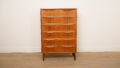 Commode danoise vintage | Teck | 6 tiroirs | 122 cm