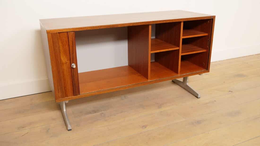 Trp Post Container Data Trp Post Id 23148 Vintage Dressoir Audiomeubel Palissander Chroom Onderstel 120 Cm Trp Post Container