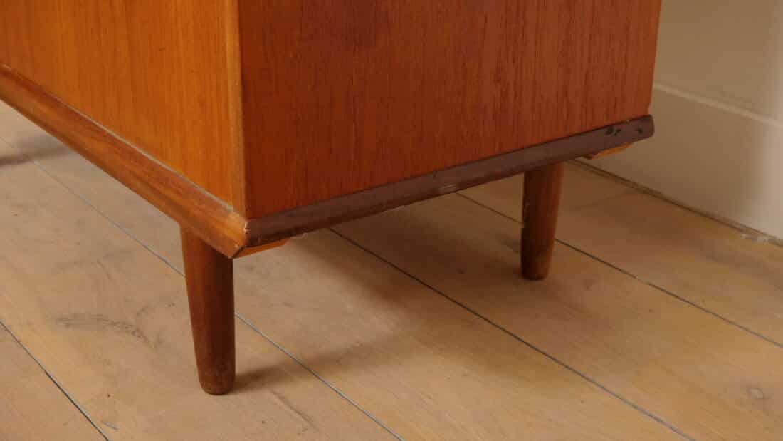 Vintage Deense Ladekast Teak 6 Lades 121 Cm Vintage Deense Ladekast Teak 6 Lades 121 Cm