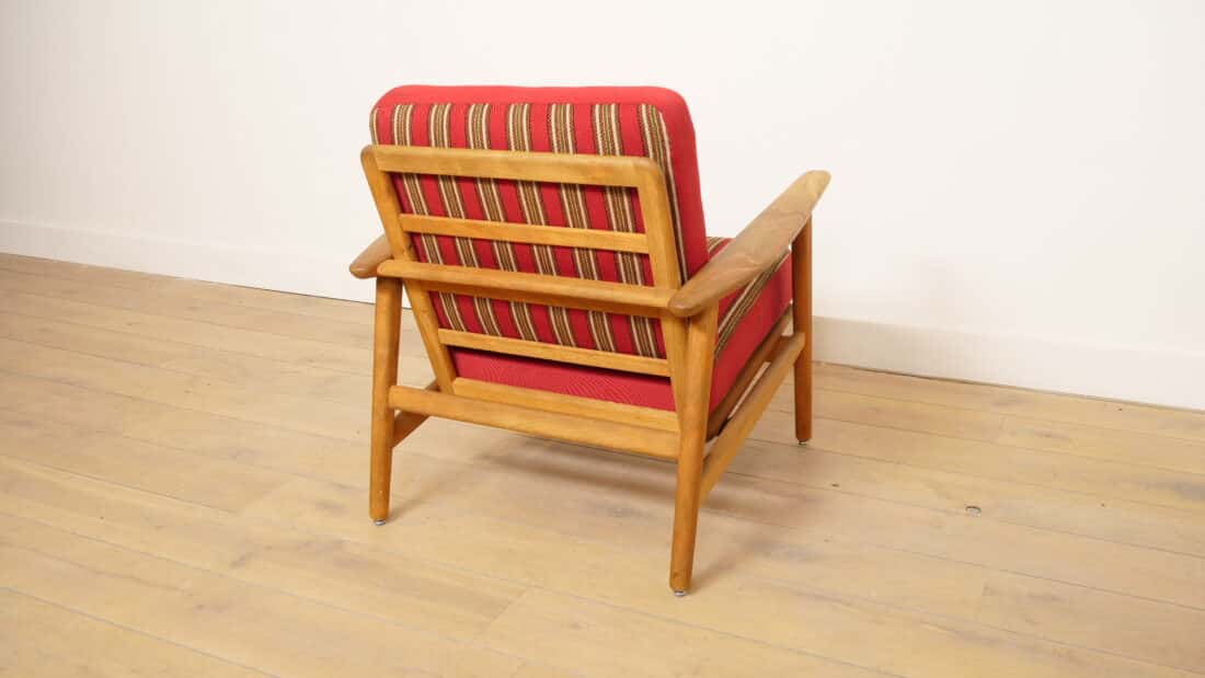 Trp Post Container Data Trp Post Id 23289 Vintage Fauteuil Eiken Rugleuning Verstelbaar Trp Post Container