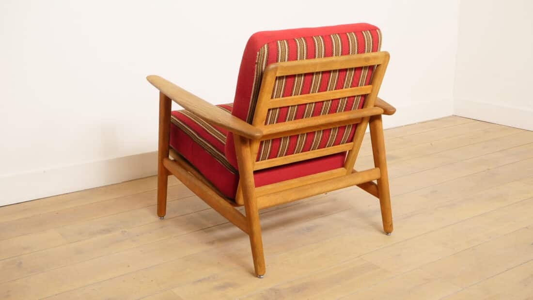 Trp Post Container Data Trp Post Id 23289 Vintage Fauteuil Eiken Rugleuning Verstelbaar Trp Post Container