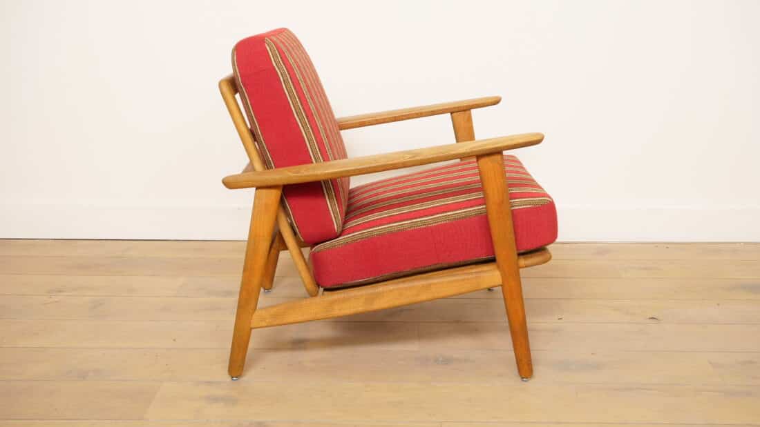 Trp Post Container Data Trp Post Id 23289 Vintage Fauteuil Eiken Rugleuning Verstelbaar Trp Post Container