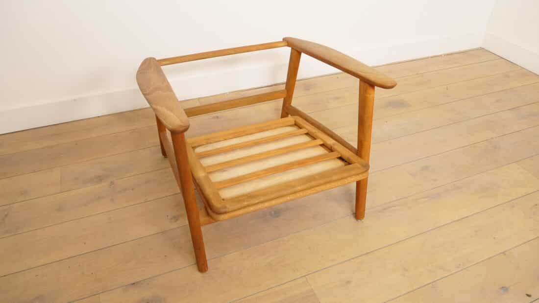 Trp Post Container Data Trp Post Id 23289 Vintage Fauteuil Eiken Rugleuning Verstelbaar Trp Post Container