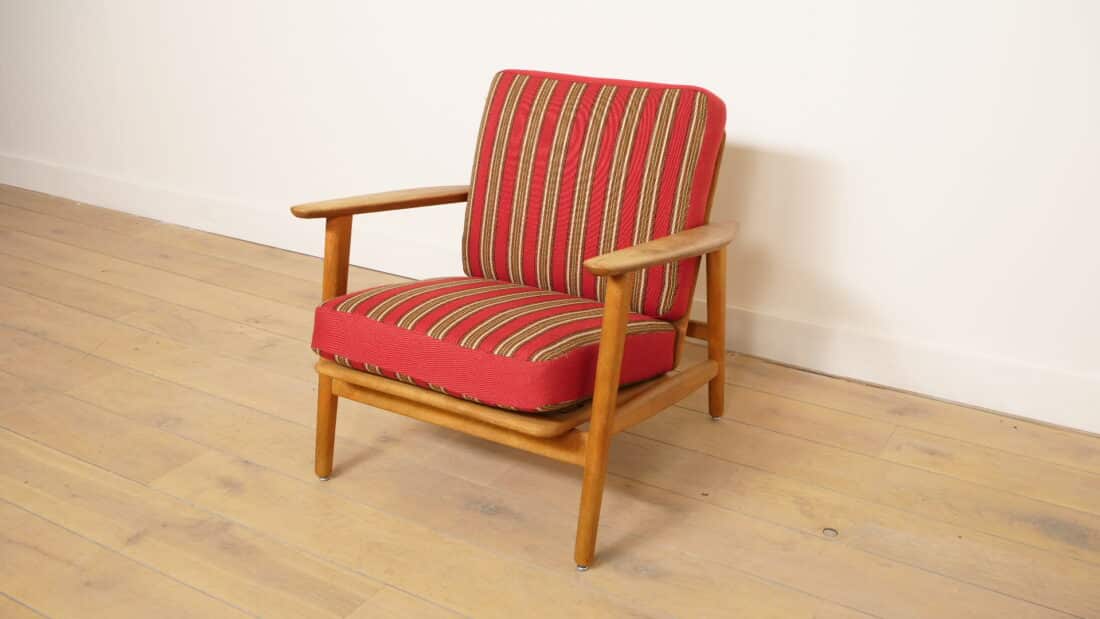 Trp Post Container Data Trp Post Id 23307 Vintage Fauteuil Eiken Rugleuning Verstelbaar Trp Post Container