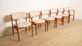 6 x dining chairs | Erik Buch | Model 49 | Teak | with armrests