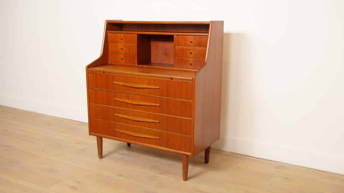 Vintage Secretaire Teak 94 Cm Vintage Secretaire Teak 94 Cm