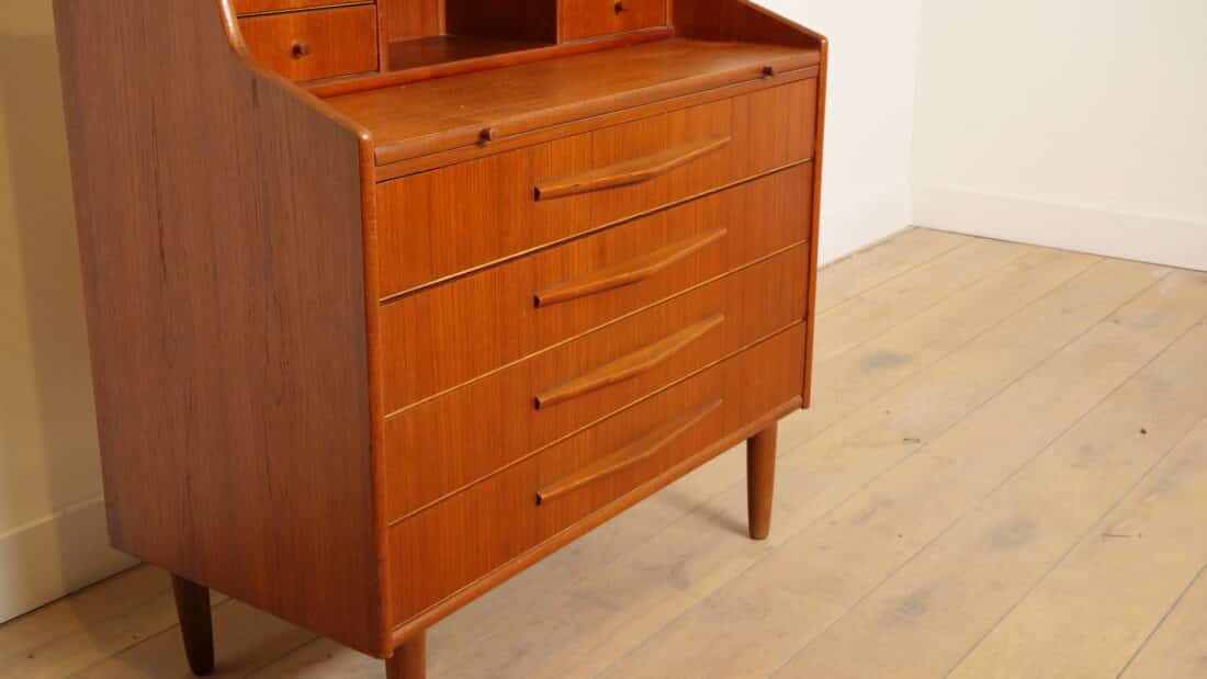 Vintage Secretaire Teak 94 Cm Vintage Secretaire Teak 94 Cm