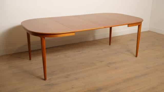 Vintage Eettafel Uitschuifbaar Teak 114 Cm 8211 214 Cm