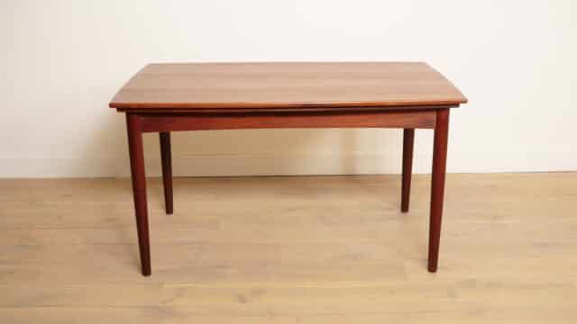 Vintage Eettafel Uitschuifbaar Teak Bootmodel