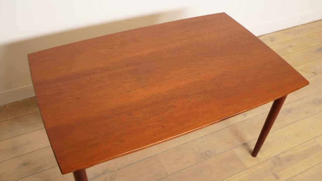 Vintage Eettafel Uitschuifbaar Teak Bootmodel Vintage Eettafel Uitschuifbaar Teak Bootmodel
