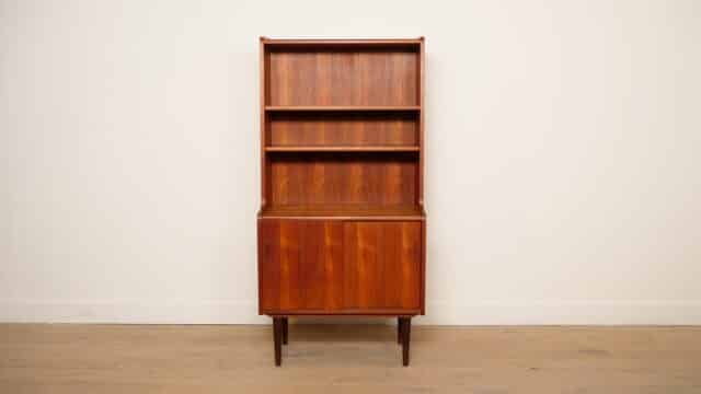 Vintage Boekenkast Wandkast Teak 1960s
