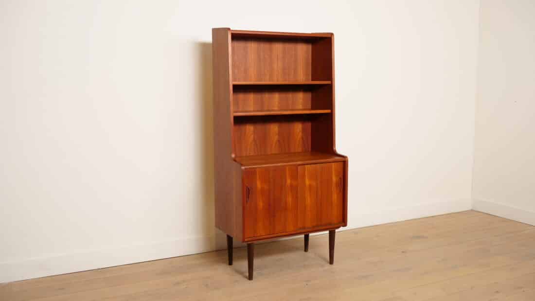 Vintage Boekenkast Wandkast Teak 1960s Vintage Boekenkast Wandkast Teak 1960s