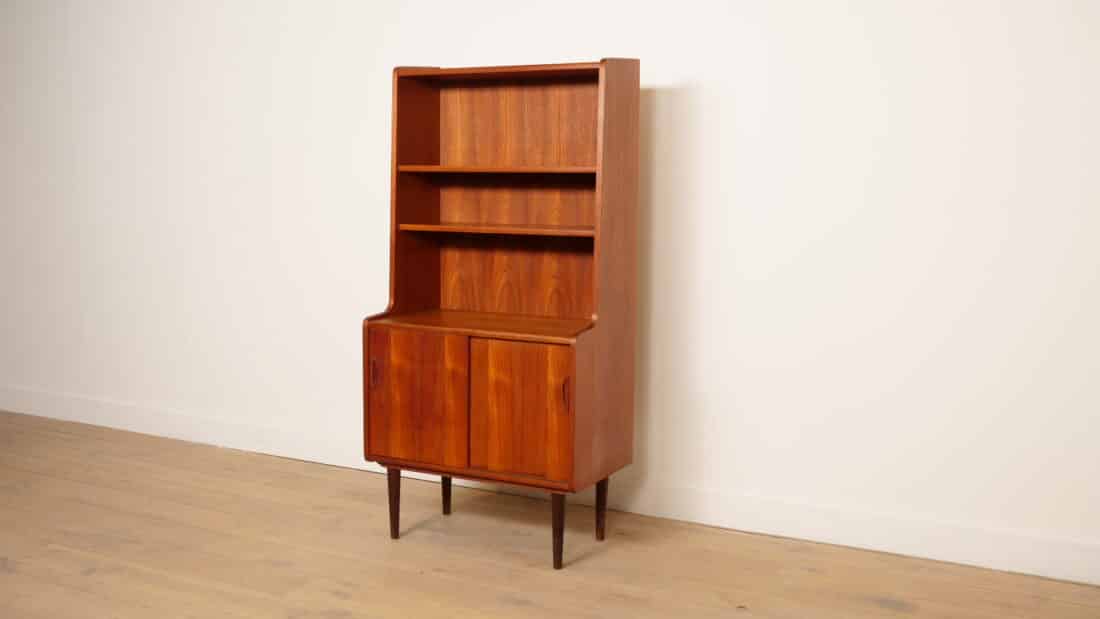 Vintage Boekenkast Wandkast Teak 1960s Vintage Boekenkast Wandkast Teak 1960s