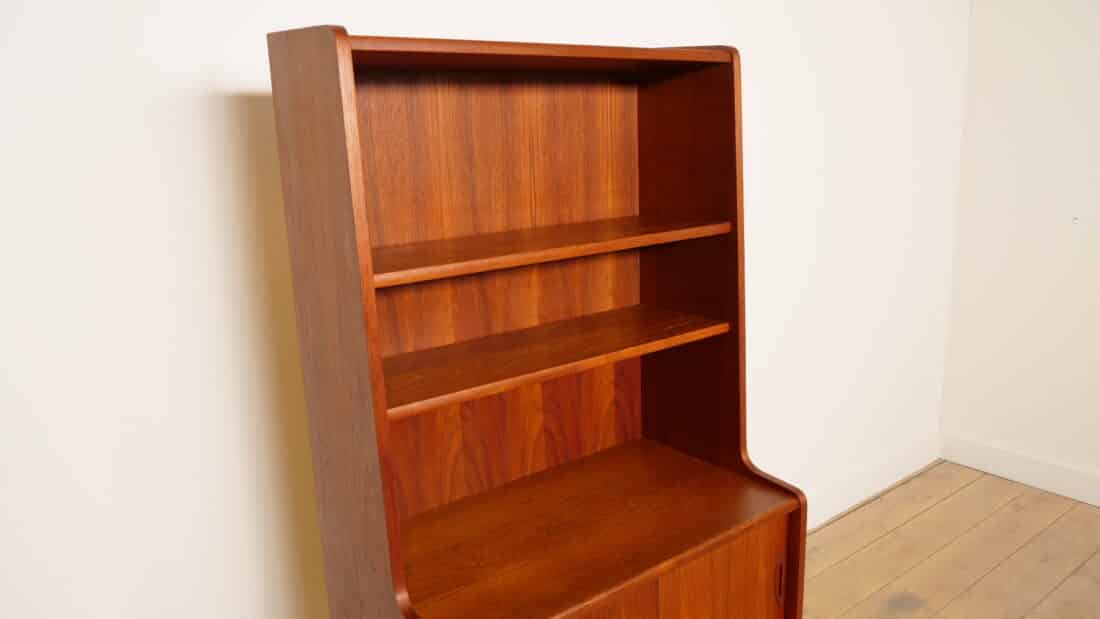 Vintage Boekenkast Wandkast Teak 1960s Vintage Boekenkast Wandkast Teak 1960s