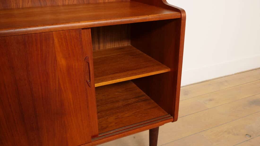 Vintage Boekenkast Wandkast Teak 1960s Vintage Boekenkast Wandkast Teak 1960s