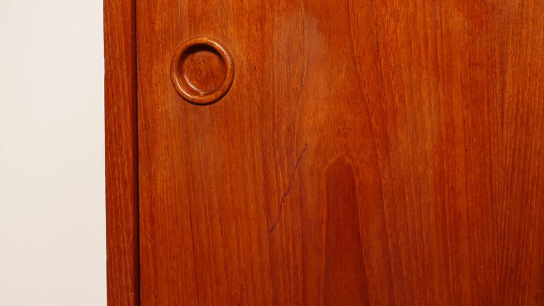 Vintage Boekenkast Secretaire Teak Johannes Sorth Vintage Boekenkast Secretaire Teak Johannes Sorth