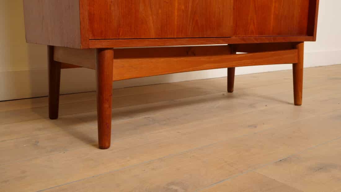 Vintage Boekenkast Secretaire Teak Johannes Sorth Vintage Boekenkast Secretaire Teak Johannes Sorth