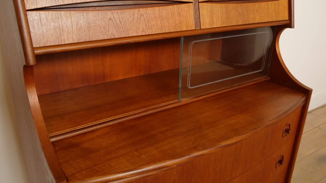 Vintage Secretaire Teak 85 Cm Gunnar Falsig