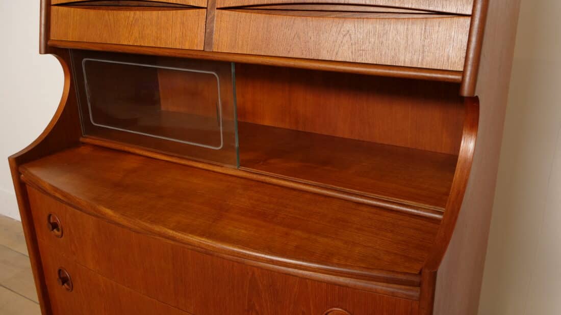 Vintage Secretaire Teak 85 Cm Gunnar Falsig