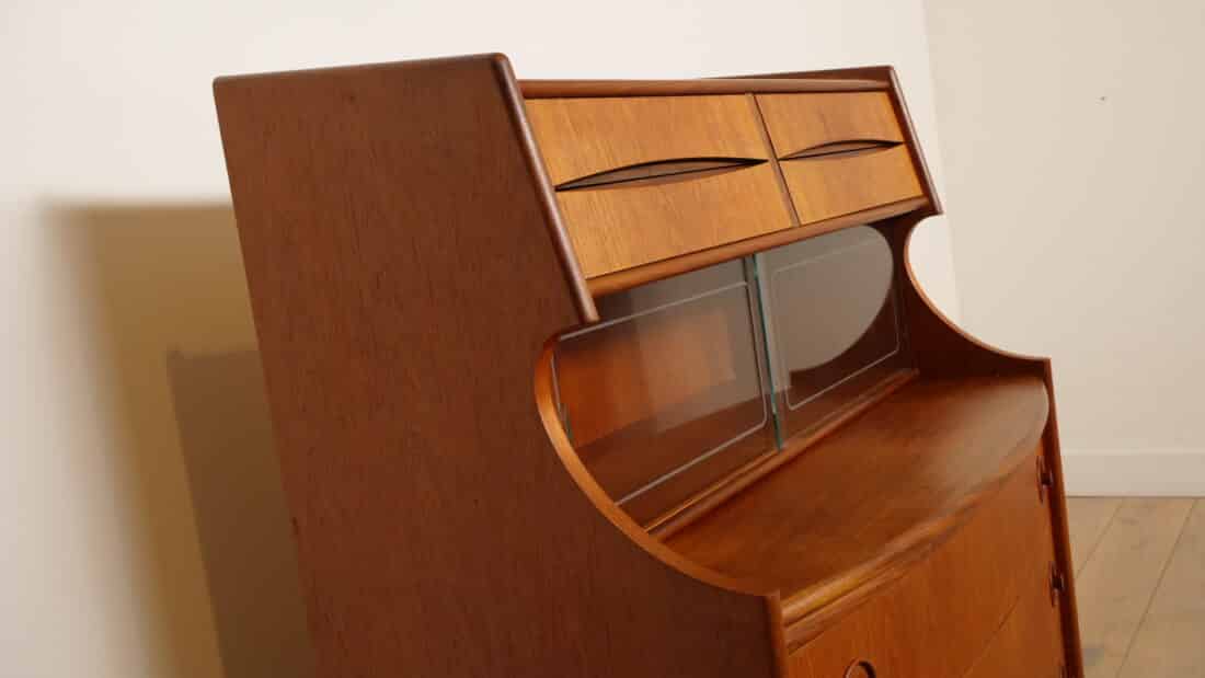 Vintage Secretaire Teak 85 Cm Gunnar Falsig