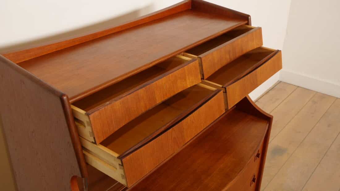 Vintage Secretaire Teak 85 Cm Gunnar Falsig