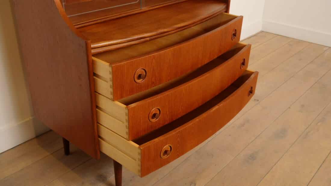 Vintage Secretaire Teak 85 Cm Gunnar Falsig