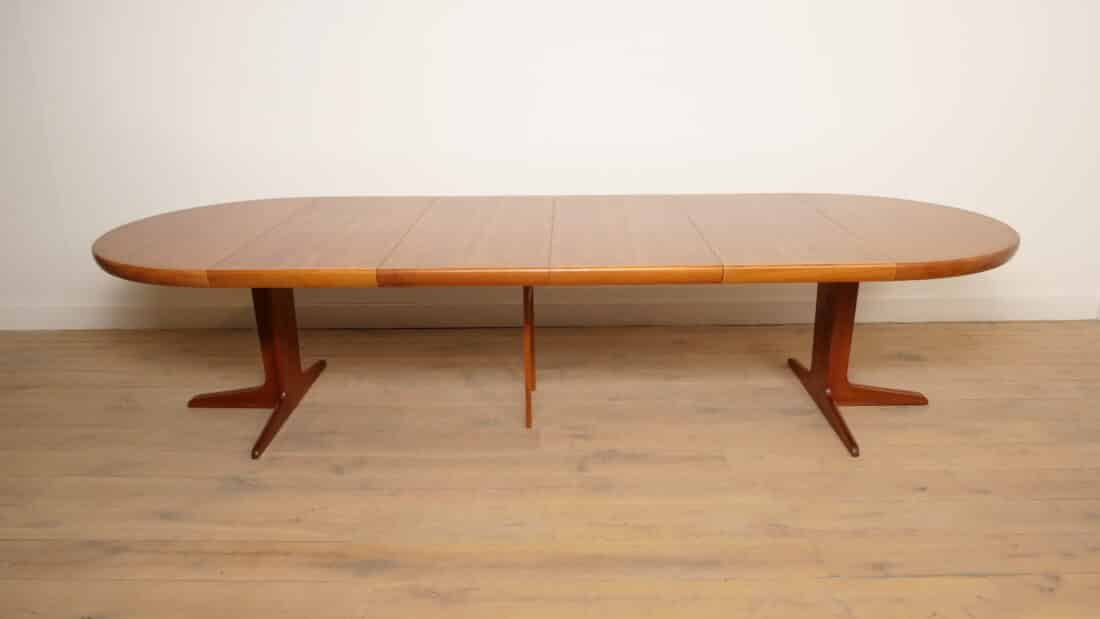 Vintage Eettafel Xxxl Teak Uitschuifbaar 320 Cm