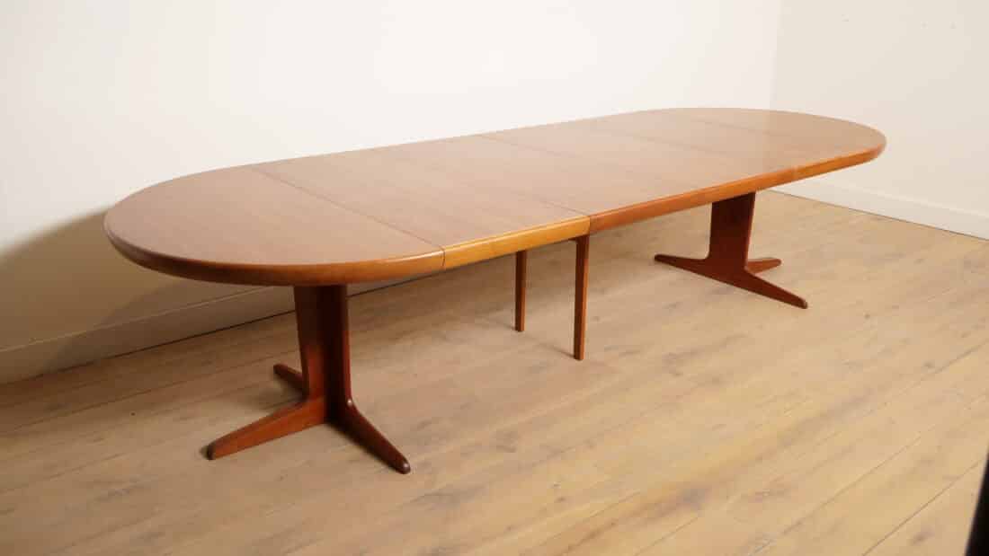 Vintage Eettafel Xxxl Teak Uitschuifbaar 320 Cm