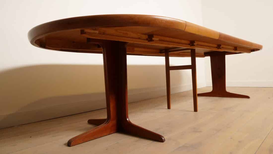 Vintage Eettafel Xxxl Teak Uitschuifbaar 320 Cm