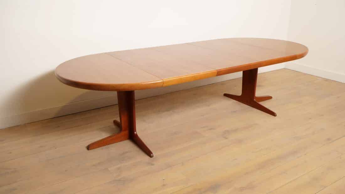 Vintage Eettafel Xxxl Teak Uitschuifbaar 320 Cm