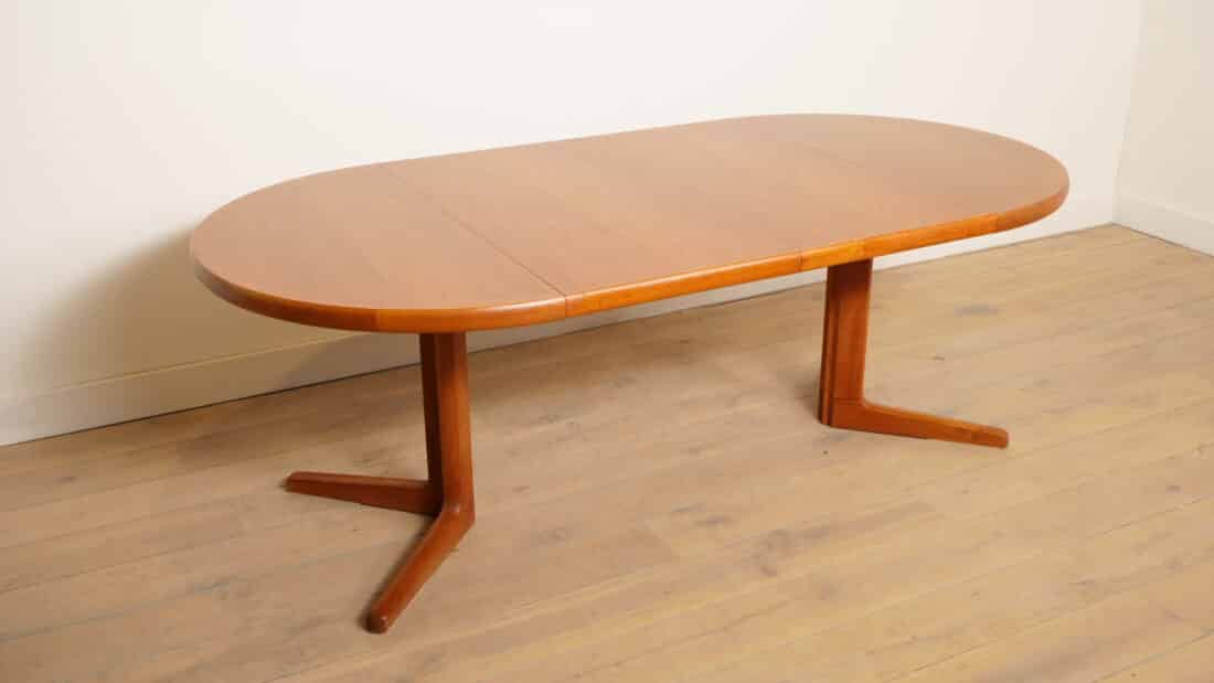 Vintage Ronde Eettafel Teak Uitschuifbaar 114 Cm 8211 214 Cm Vintage Ronde Eettafel Teak Uitschuifbaar 114 Cm 8211 214 Cm