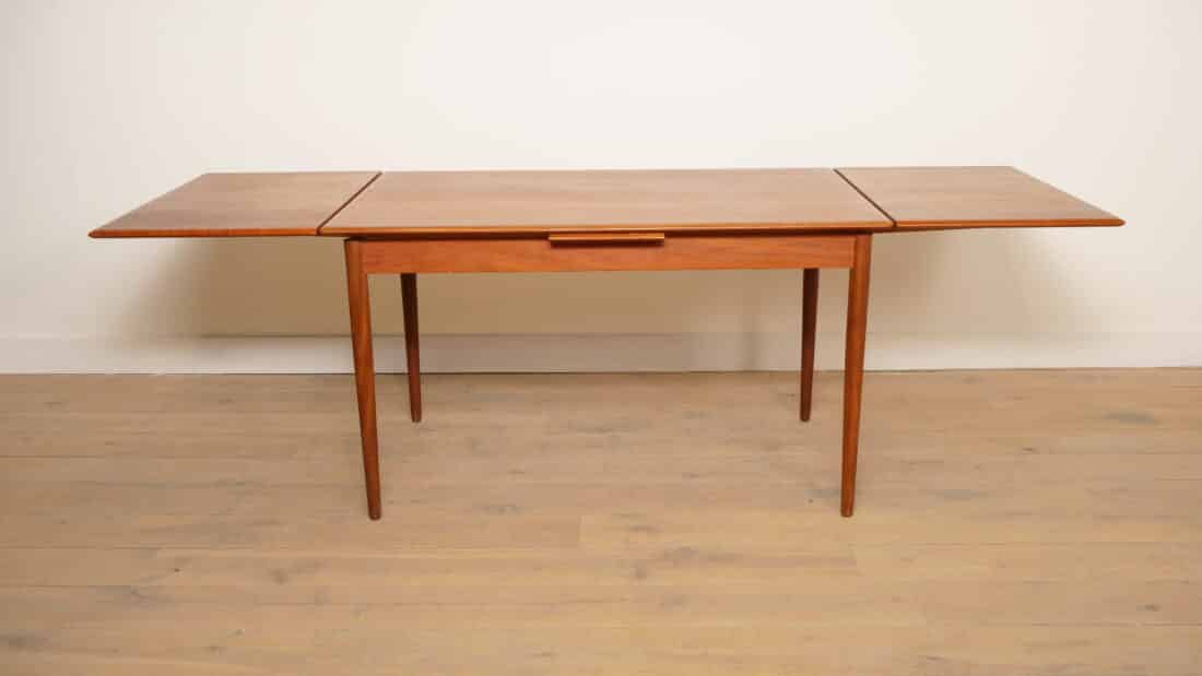 Vintage Eettafel Teak Uitschuifbaar Vintage Eettafel Teak Uitschuifbaar