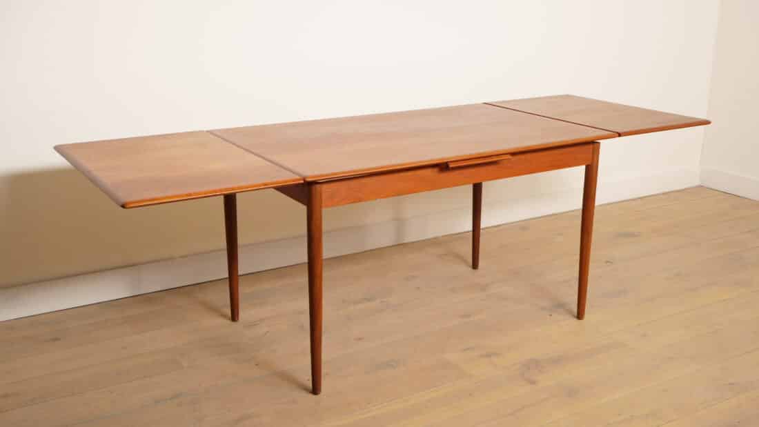 Vintage Eettafel Teak Uitschuifbaar Vintage Eettafel Teak Uitschuifbaar