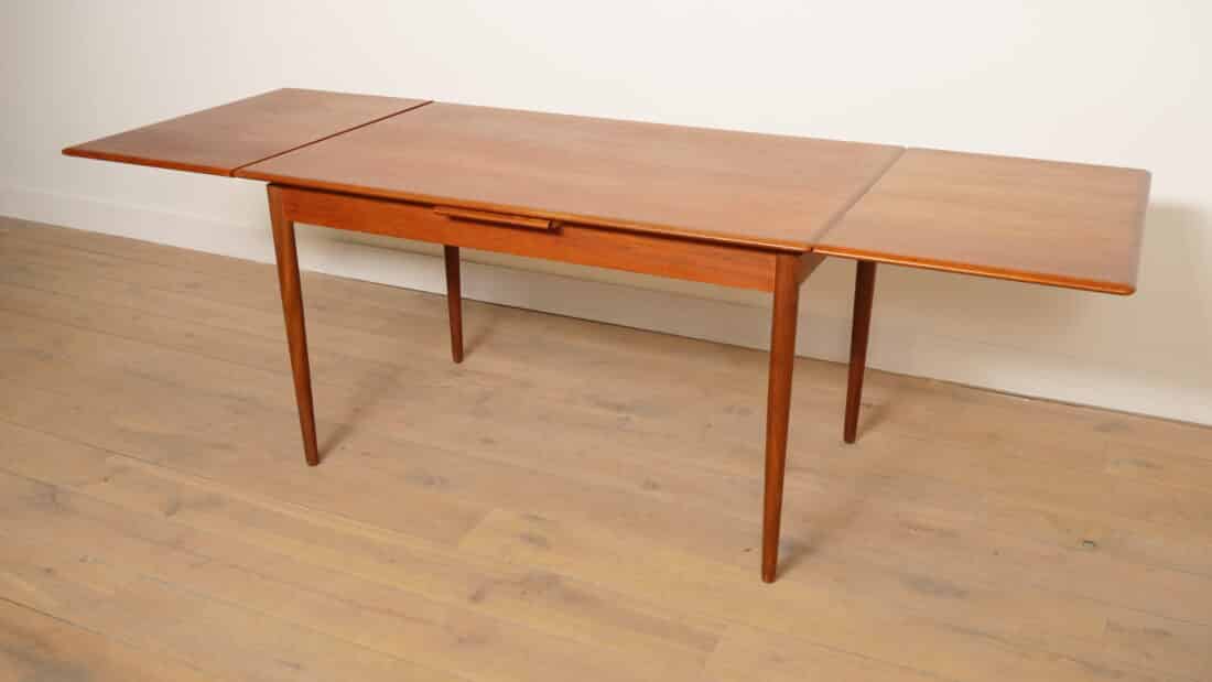 Vintage Eettafel Teak Uitschuifbaar Vintage Eettafel Teak Uitschuifbaar
