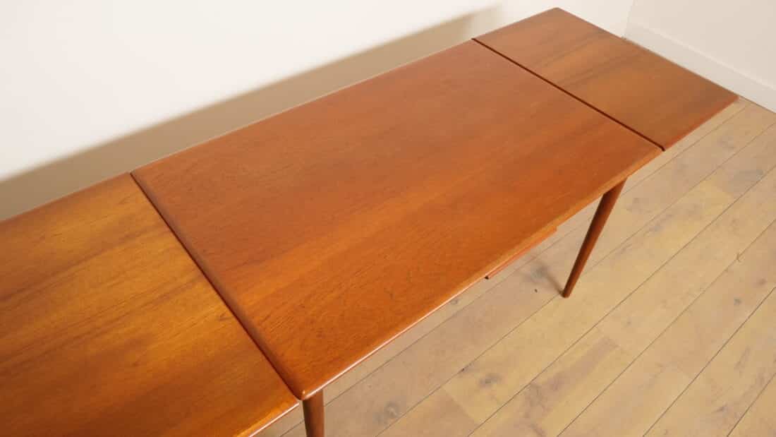 Vintage Eettafel Teak Uitschuifbaar Vintage Eettafel Teak Uitschuifbaar