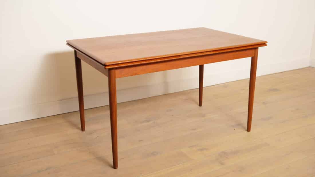 Vintage Eettafel Teak Uitschuifbaar Vintage Eettafel Teak Uitschuifbaar