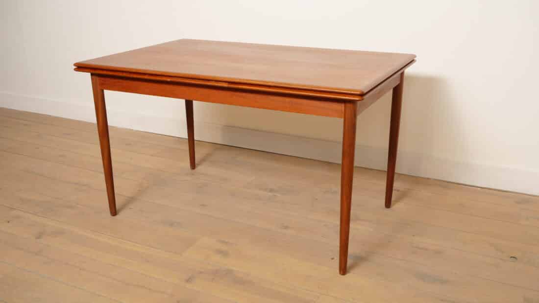 Vintage Eettafel Teak Uitschuifbaar Vintage Eettafel Teak Uitschuifbaar