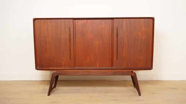 Vintage Highboard Wandkast Teak Clausen Amp Son