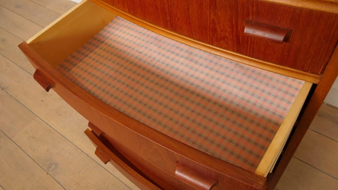 Vintage Deense Ladekast Teak 7 Lades 122 Cm Vintage Deense Ladekast Teak 7 Lades 122 Cm