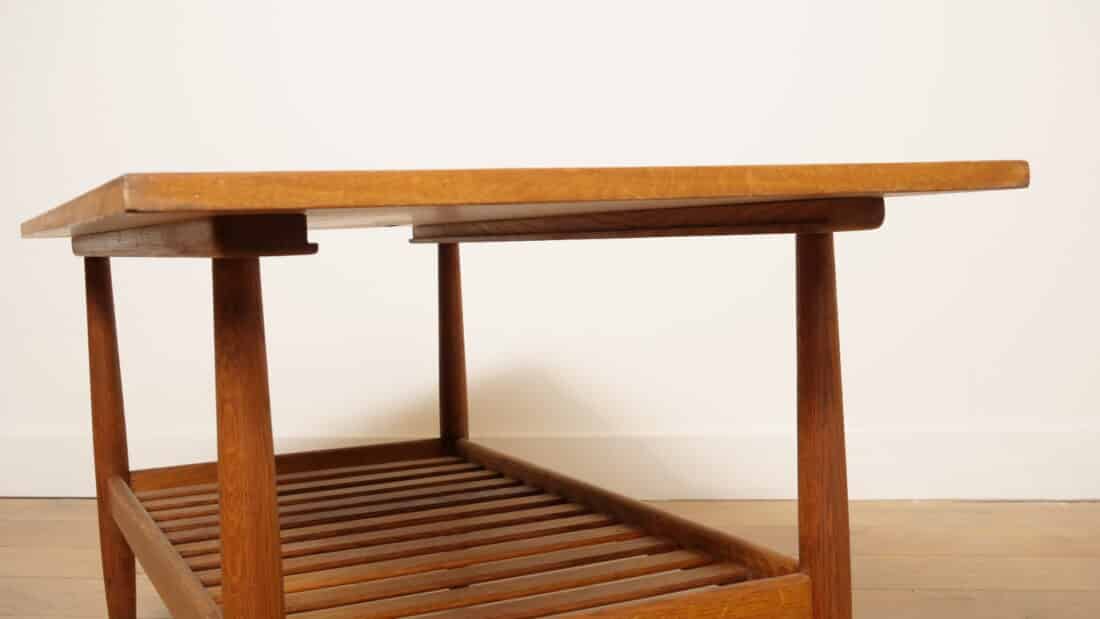 Vintage Salontafel Teak Deens Poul Volther