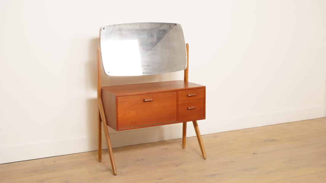 Vintage Kaptafel Deens Design Teak 1960s