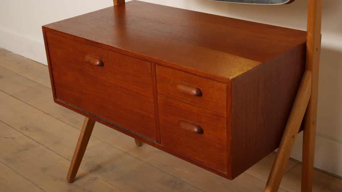 Vintage Kaptafel Deens Design Teak 1960s