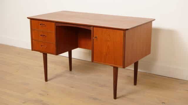 Vintage Bureau Deens Teak Mid Century 1960s