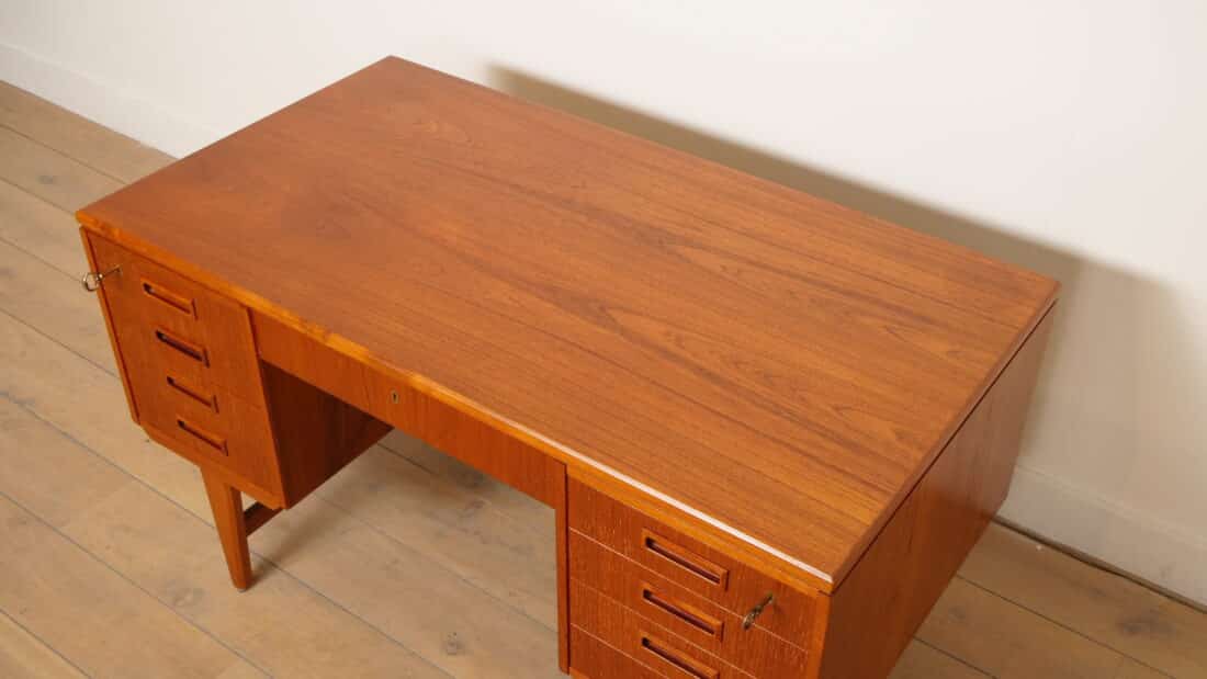 Vintage Bureau Deens Teak Mid Century