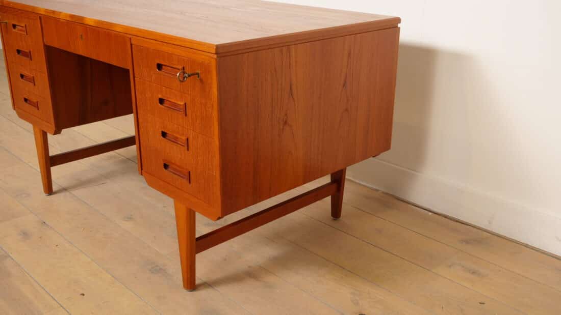 Vintage Bureau Deens Teak Mid Century
