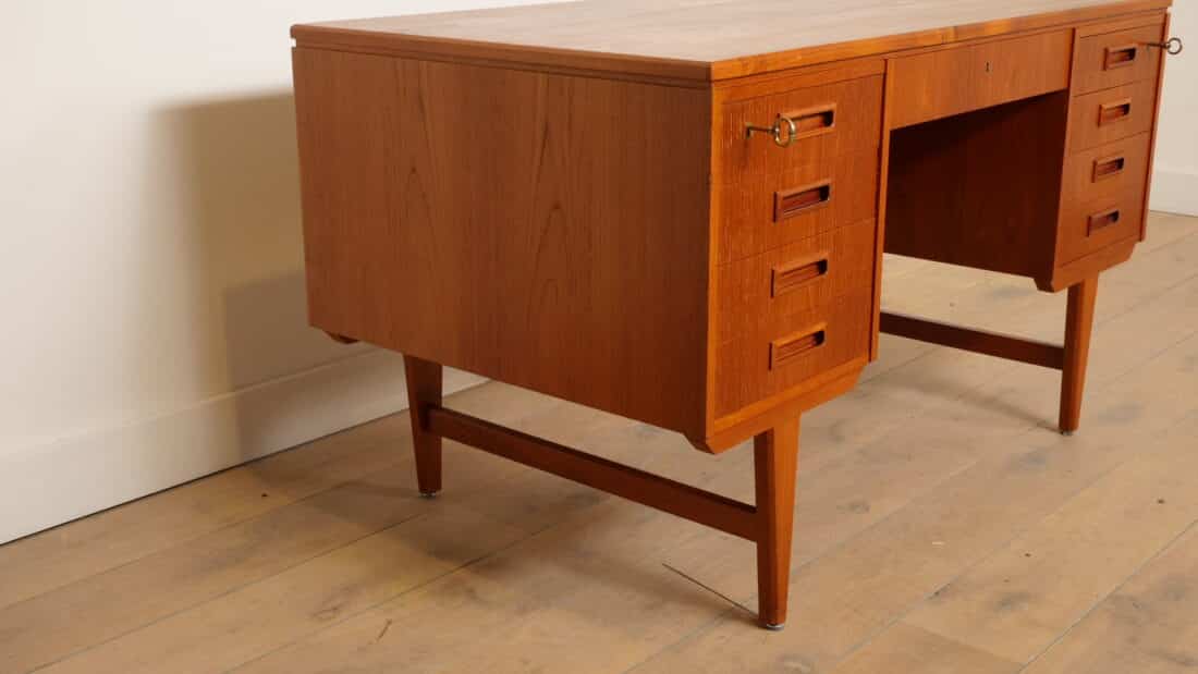 Vintage Bureau Deens Teak Mid Century