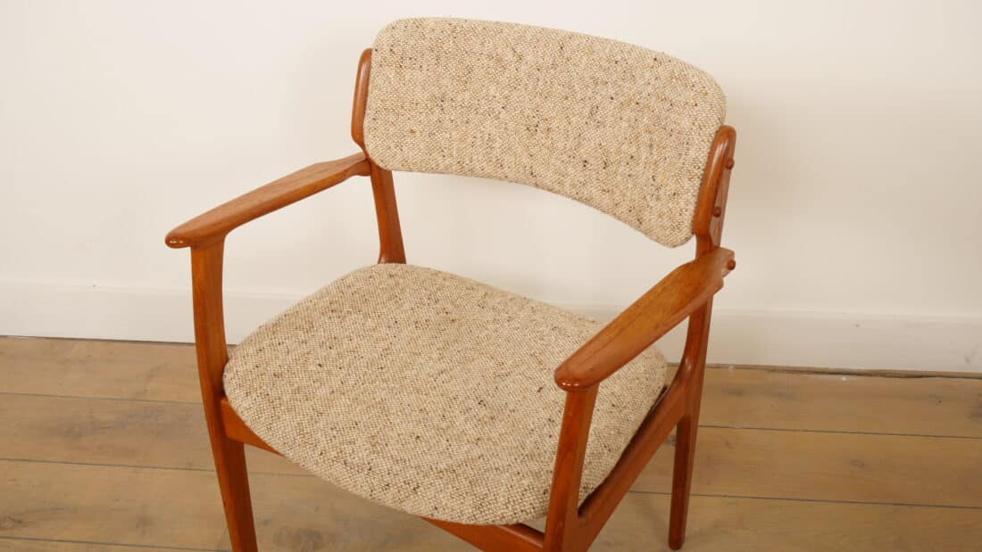 6 X Dining Chairs Erik Buch Model 49 Teak With Armrests