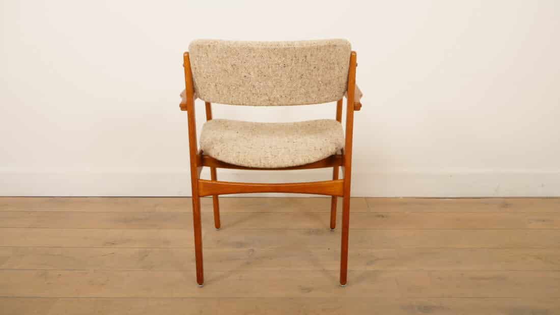 6 X Dining Chairs Erik Buch Model 49 Teak With Armrests