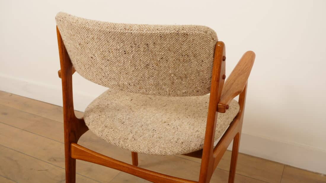 6 X Dining Chairs Erik Buch Model 49 Teak With Armrests